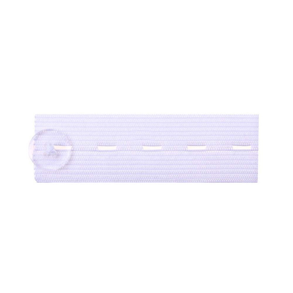 (white) 1pc Elastic Waist Extenders Adjustable Waistband Expander For Men And Women Jeans Pants Button Extender Diy Garment Accessories