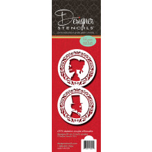 Schelet Cookie Cookie Stencil C975 de Stencils Designer