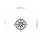 Cookie Rose Cookie ?i Craft Stencil CM094 de Stencils Designer 4