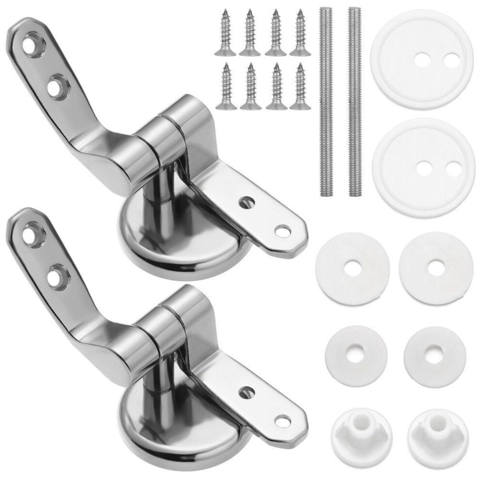 Toilet Fittings Chrome Toilet Linker Replacement Mountings Toilet Seat Hinges Toilet Lid Hinge