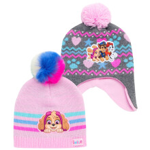Nickelodeon Paw Patrol Wintermuts voor meisjes - 2-pack Paw Patrol Pom Pom B