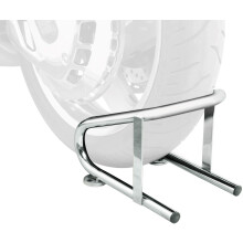 Raider 19-610 Deluxe Chrome 5-3/4" Wide Wheel Chock per motociclette, ciclomotori, rimorchi