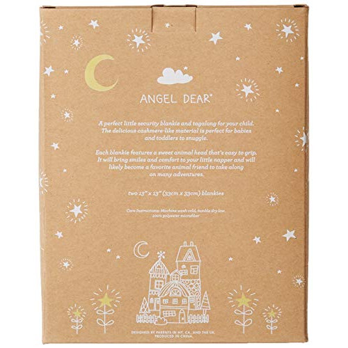Angel Dear - Grey Elephant Cuddle Twins Set 1