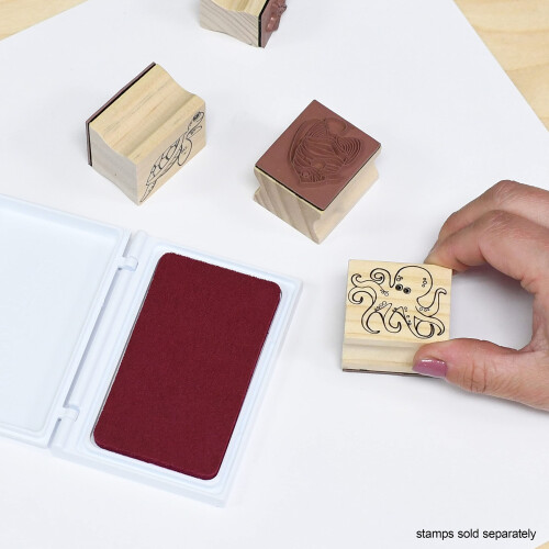 READY 2 LEARN Cherry Scent Dark Red afwasbaar stempelkussen 1
