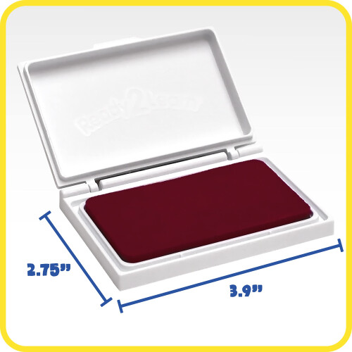 READY 2 LEARN Cherry Scent Dark Red afwasbaar stempelkussen 2