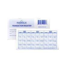 Scheckbuchregister, 23-24-25 Kalender, für persönliches Scheckbuch, Transaktionsbücher (10 Scheckbuchregister)