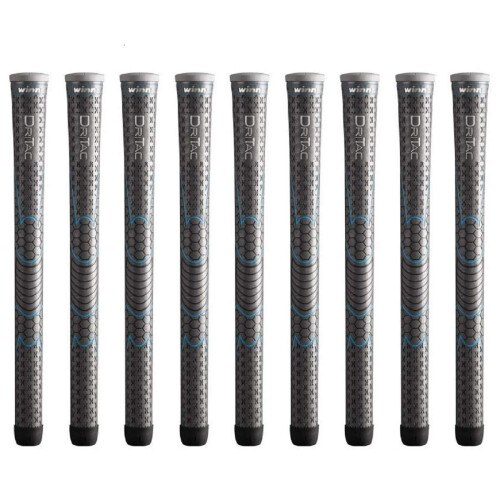 Winn Dri-Tac Damer Grå - 9 Bit Golf Grepp Paket