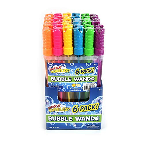 Sunny Days Entertainment Maxx Bubbles 4oz Σαπουνόφουσκες - 6 Συσκευασία για Παιδιά | Καλοκαιρινά Δώρα 2
