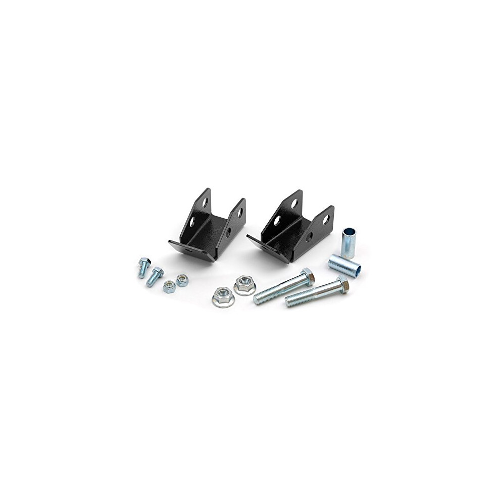 Rough Country Rear Shock Relocation Brackets For 97-06 Jeep Wrangler Tj - 1185 843030101787