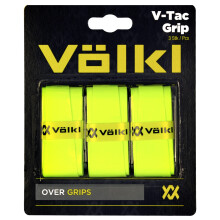 Overgrip da tennis Volkl V-Tac - Confezione da 3 (giallo neon)