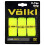 Volkl V-Tac Ρακέτα Τένις Overgrip-Συσκευασία 3 (Νεον Κίτρινο) 1