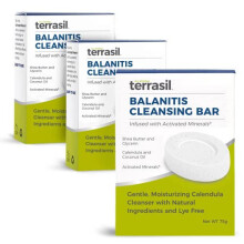 Paquete de 3 jabones para balanitis Aidance: alivio natural y suave de los s  ntomas de la balanitis, picaz  n y enrojecimiento (3 pastillas de jab