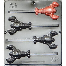 LOBSTER LOLLIPOP CHOCOLIE CHOVE CHOVE MOLD 296