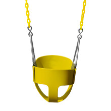 Gorilla Playsets 04-0008-Y/Y Secchio pieno per bambini Altalena gialla Secchio giallo 60"""" Catene rivestite in plastica Capacit    50 libbre