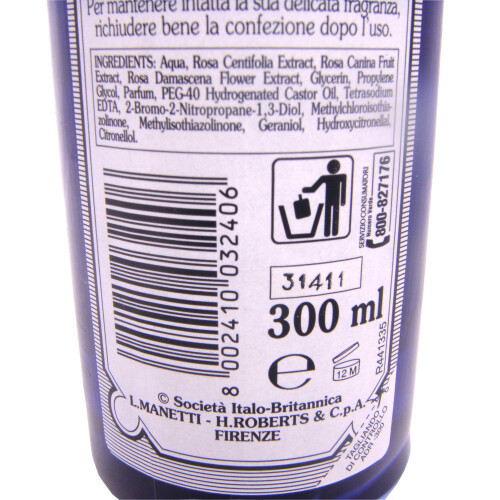 Απόσταγμα Ρόδων (Ροδόσταγμα) 300 ml από Manetti Roberts 2