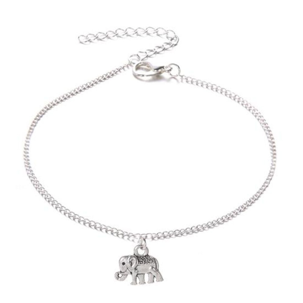 Women Elephant Pendant Anklet Ankle Bracelet Beach Sandals Barefoot Jewelry Gift