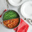 Nordic Ware 2-in-1 Divided Sauce Pan, Silver 4