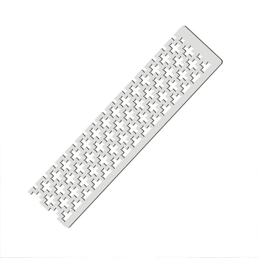 (Square) Stainless Steel Point Drill Embroidery Accessory Drawing Ruler Cross Stitch Diamond Painting Tools