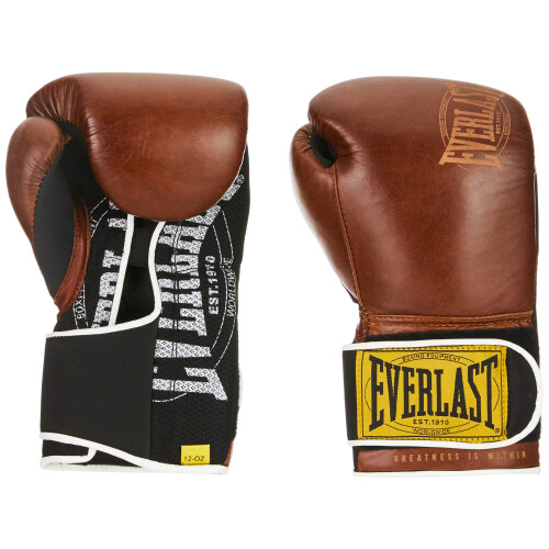 Everlast 1910 Classic Training Guanto Marrone 12oz 1