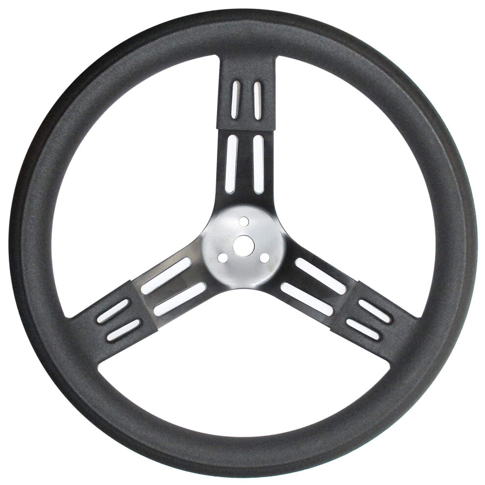 Longacre 52-56809 15 In Fat Grip Aluminum Steering Wheel 013015001276