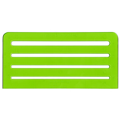 Template Βοήθειας Γραφής Rapidesign, 1/8, 5/32, 3/16, 1/4 Ίντσες, 1 Κάθε (R925), Πράσινο