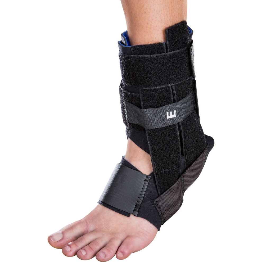 DonJoy RocketSoc Ankle Support Brace: Drytex, Left Foot, Large , black