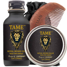 Bartl-Conditioner 3-in-1-Set von Caveman  Zhmen und strken Sie mit Bartl und spenden Sie Feuchtigkeit mit Bartbalsam  Gltten und Finish mit Ba