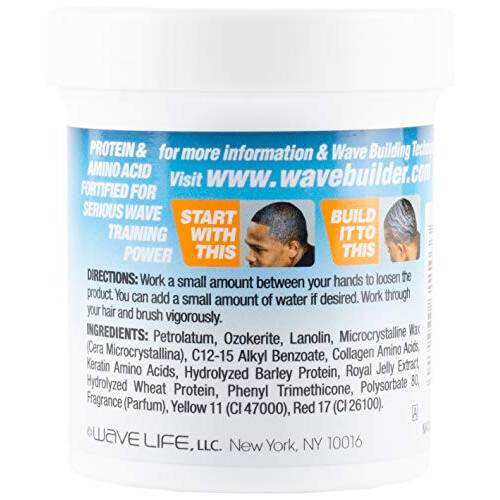 WaveBuilder Deep Wave Forming Pomade | A f  rmula original constru    es criadas define ondas de cabelo 3 oz 2