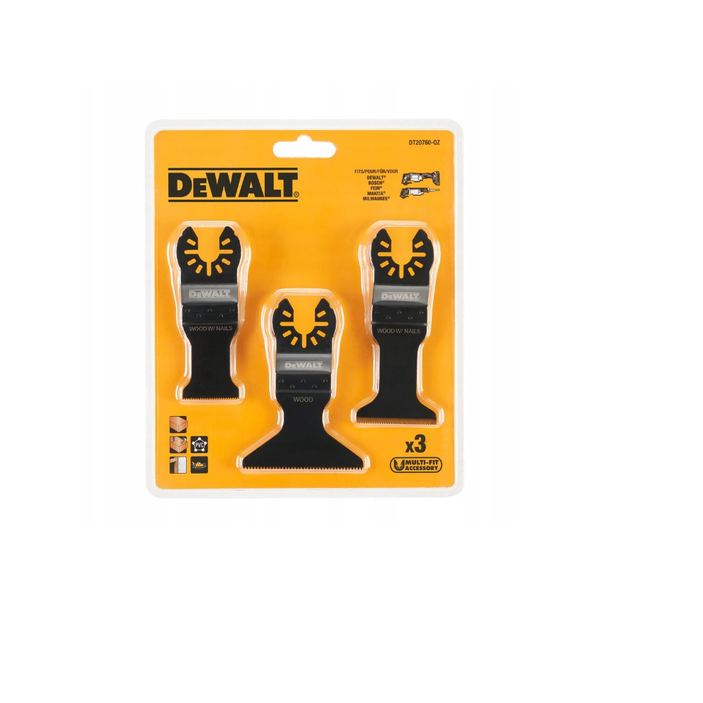 DEWALT MT ZESTAW BRZESZCZOTÓW 3CZ.