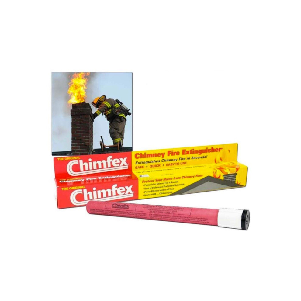 Chimfex By Orion Safety Products  CSIA Approved Chimney Fire Extinguisher  Safe  Quick and Easy  Stops Chimney Fires In Homes
