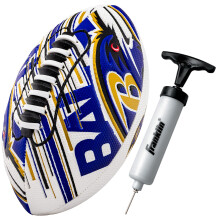 Franklin Sports NFL Baltimore Ravens Mini Voetbal - 8.5" Voetbal - SPACELACE Grip Textuur