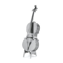 3D kovov model husle Metal Earth Bass Fiddle - fascin cie
