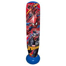 Bop Bag Marvel Spider Man 60" - Sacco da Boxe Gonfiabile Rosso per Bambini, Giocattolo Attivo per Gioco Indoor e Outdoor