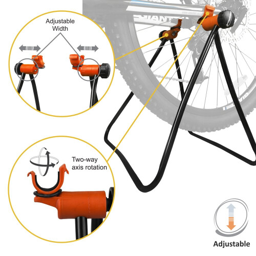 Ibera Ράφι Ποδηλάτου Easy Utility, Ρυθμιζόμενο Ύψος, Αναδιπλούμενος Σταθμός Επισκευής 2