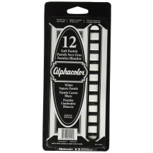 Kwartet Derwent Alphacolor Soft Square Pastels Wit 12 Pastels per