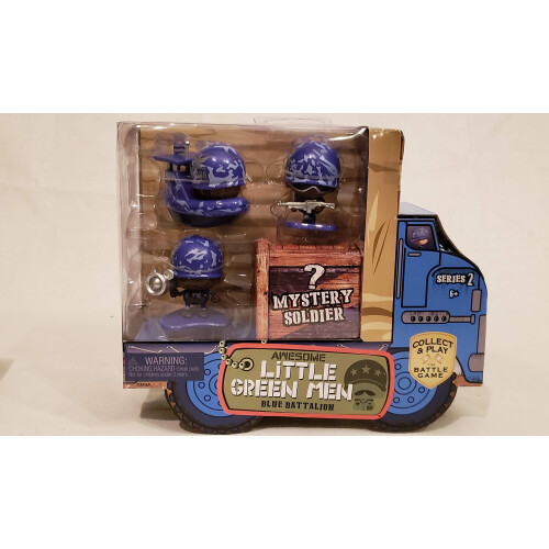 Fantastici Omini Verdi 4 pc Starter Pack Serie 2 - Action Figure Blue Battalion