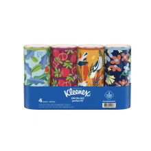 Kleenex Tέλεια Εφαρμογή Μάσκα - 4pk/50ct Κανίστερ (Αποκλειστικά από El Mercado Esencial), Λευκό