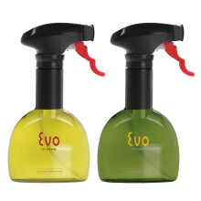 Evo Mini Olie Sprayer Fles | Niet-Aerosol voor Olijfolie, Kookoliën, Azijnen | 8-Oz Capaciteit | Draai Nozzle