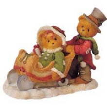 Cherished Teddies Lindsey & Lyndon Walking in a Winter Wonderland 141178