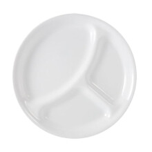 Corelle Livingware Delen tanier 10-1/4-Inch Winter Frost White