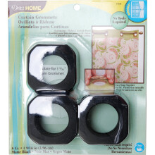 Dritz 1-9/16"" quadratische schwarze Vorhangsen 1-9/16, 8 Stck