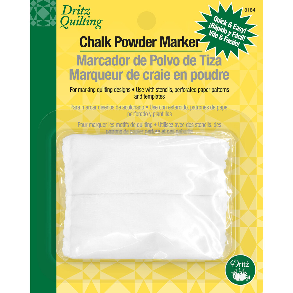 Dritz White 3184 Chalk Powder Marker 1.3 Ounce (Pack Of 1)