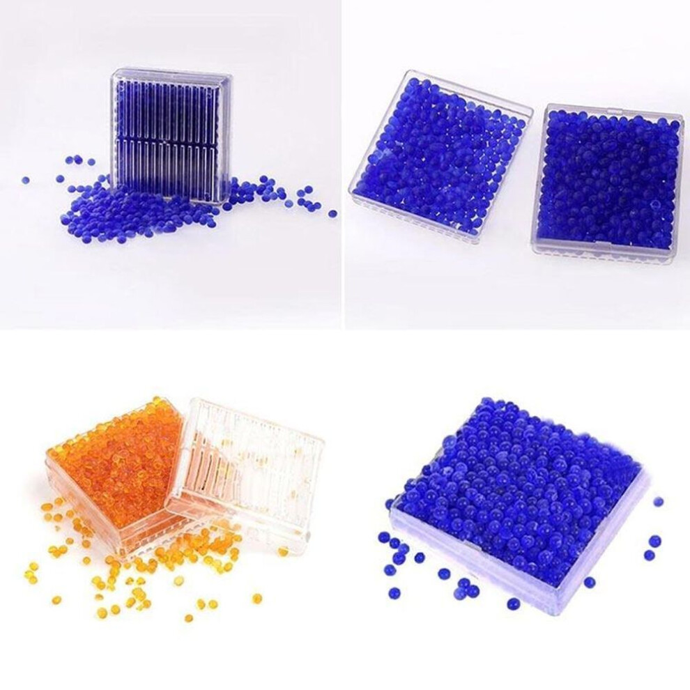 (white) Silica Gel Desiccant Moisture Orange Indicating For Absorb Box Reusable
