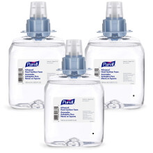 Purell Advanced Hand Sanitizer Foam 1200 Ml Foam Hand Sanitizer Refill til Purell FMX-12 push-stil dispenser (pakke med 3)-5192-03
