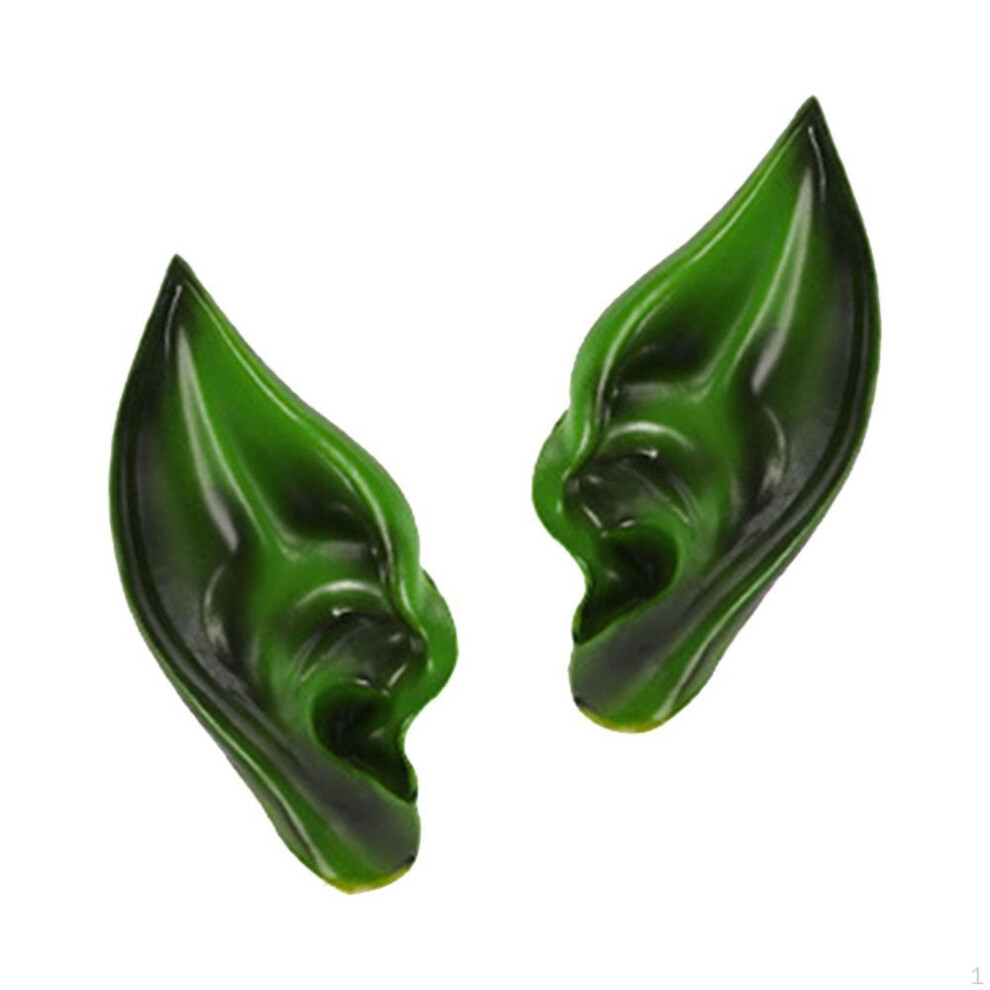 Dr. Pen (Green) Elf Ears Fairy Halloween Live Broadcast Props Party Masquerade Elven Green