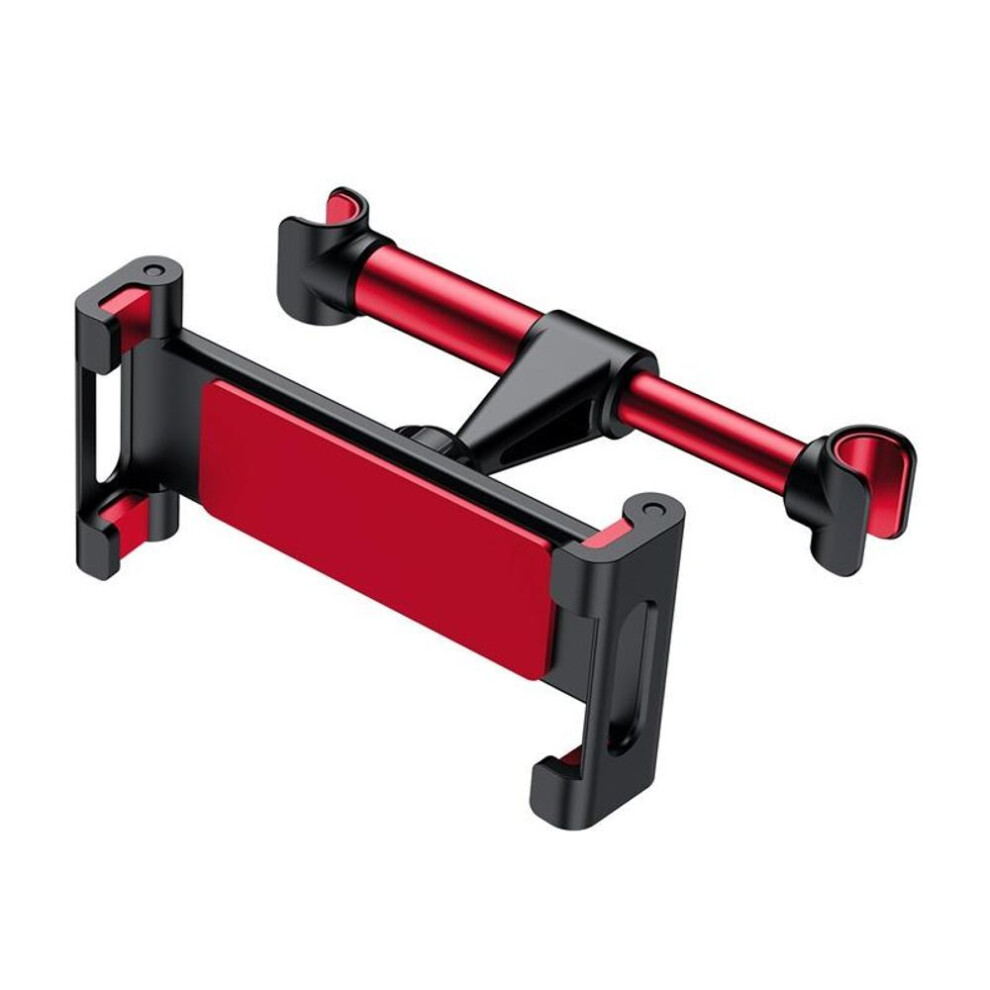 (red) Car Rear Pillow Phone Holder Tablet Car Stand Seat Rear Headrest Mounting Bracket for Phone Tablet 4-11 Inch