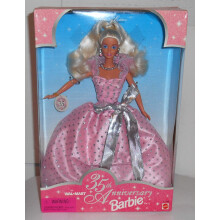 35-vuotisjuhlavuoden Barbie-nukke 1997 Walmartin erikoispainos