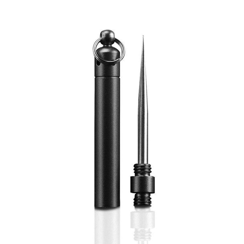 Stainless Steel Toothpick Keychain Pocket Toothpick Holder Reusable Light Weight Outdoor Toothpick for Outdoor Camping Picnic
