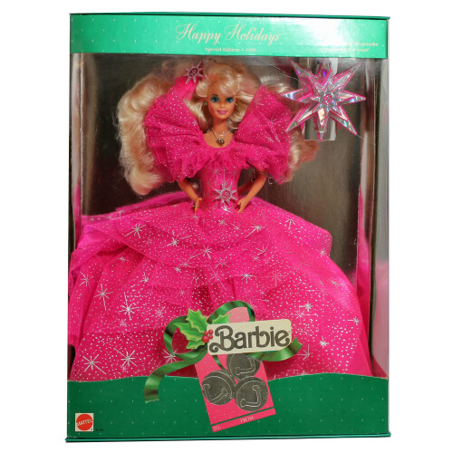 Mattel Barbie Mattel Happy Holidays 1990
