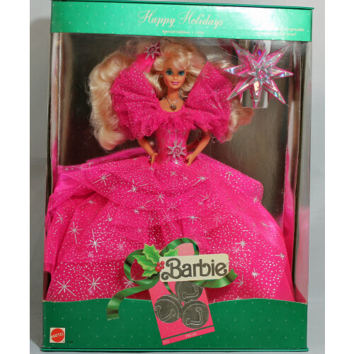 Mattel Barbie Mattel Happy Holidays 1990 2